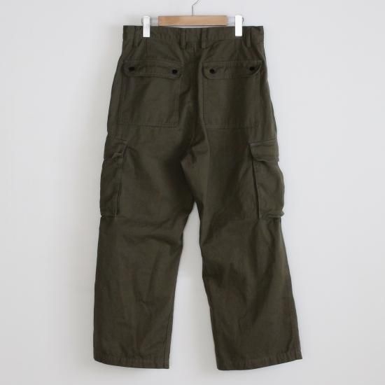 YOKO SAKAMOTO WORK CARGO PANTS - OLIVE - PURAS