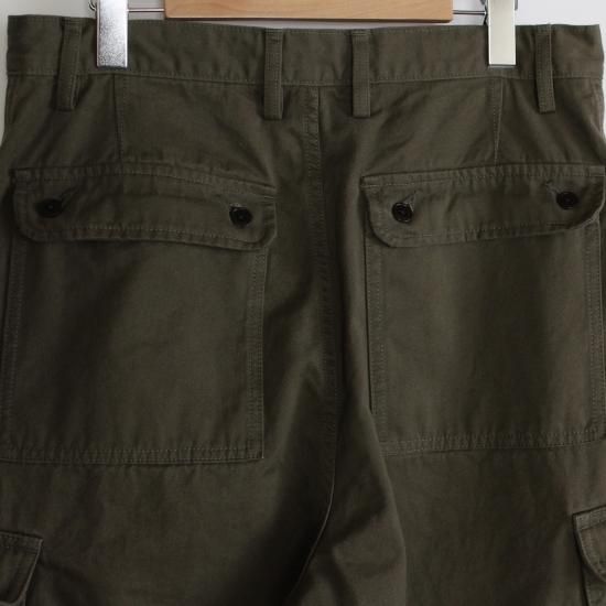 Yoko Sakamoto 23SS カーゴパンツ Mサイズ オリーブ YOKO SAKAMOTO WORK CARGO PANTS - OLIVE - PURAS