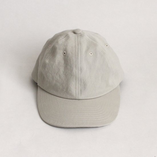 ULTERIOR WASHED BIZEN GABARDINE 6 PANELED CAP - FLAX - PURAS