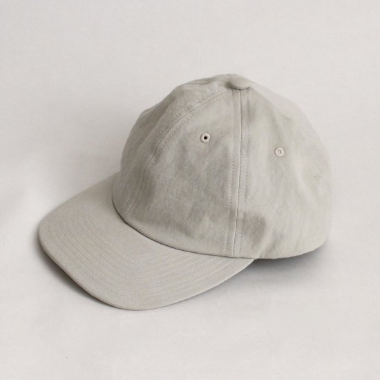 ULTERIOR WASHED BIZEN GABARDINE 6 PANELED CAP - FLAX