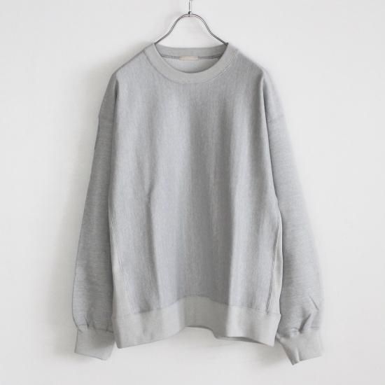 ULTERIOR FADED SILKY TERRY RW SWEAT SHIRT - HEATHER WHITE