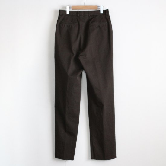 Sage Corduroy Trousers - Stancliffe Flat-Front in 8-Wale Cotton