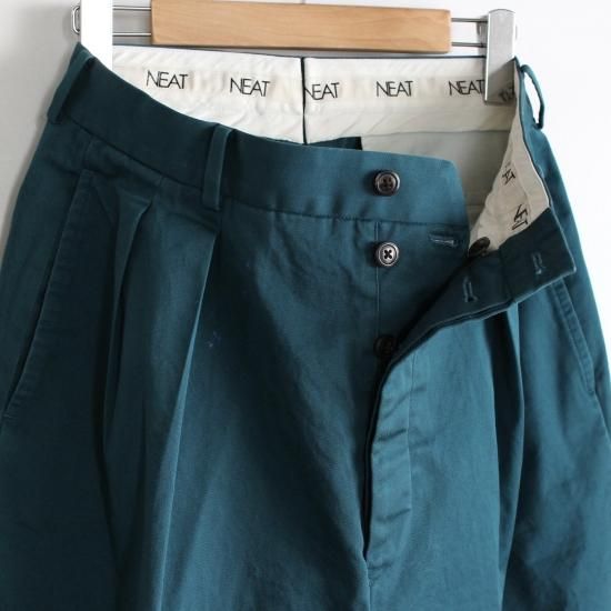 NEAT NEAT Chino - BLUE GREEN - PURAS