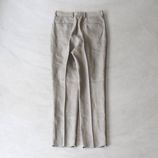 NEAT TOP-DYEING LINEN CANVAS/Standard TypeⅠ - ASH GRAY