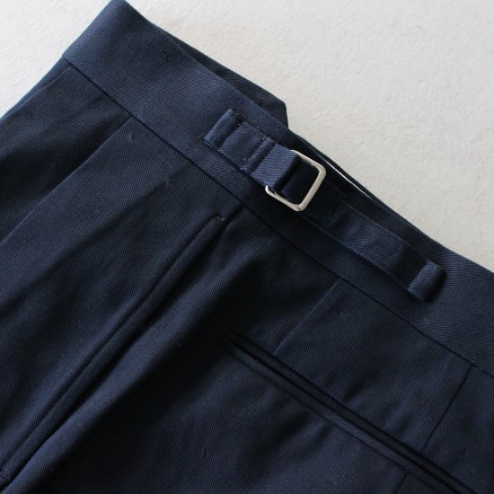 NEAT 16S COMA CHINO CLOTH/Wide TypeII - NAVY - PURAS