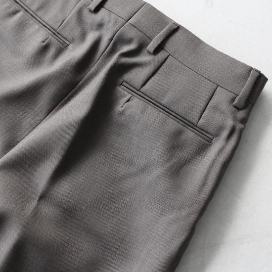 NEAT WOOL HOPSACK/Standard TypeⅠ - GRAY - PURAS