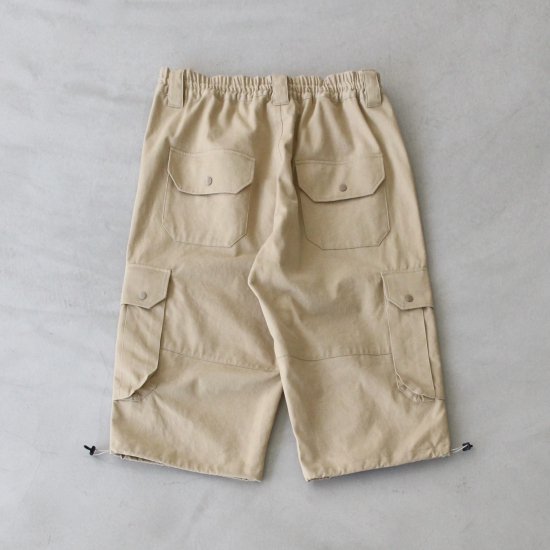 rajabrooke KOTTON KARGO PANTS - BEIGE - PURAS