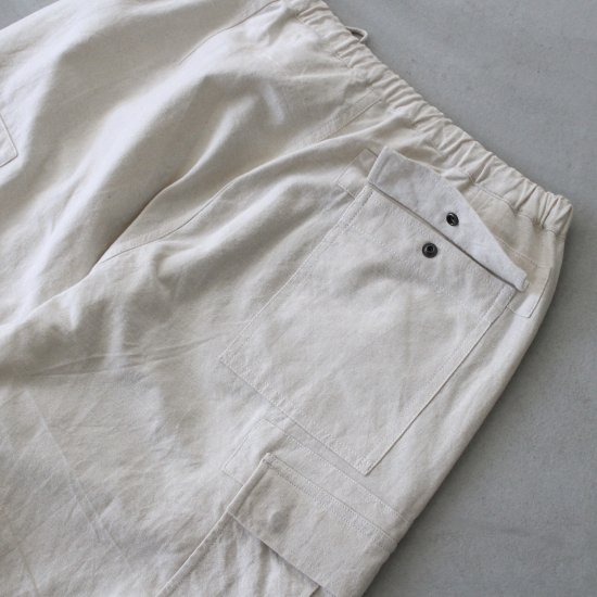 Story mfg.　Peace Pants - ECRU SLUB - PURAS