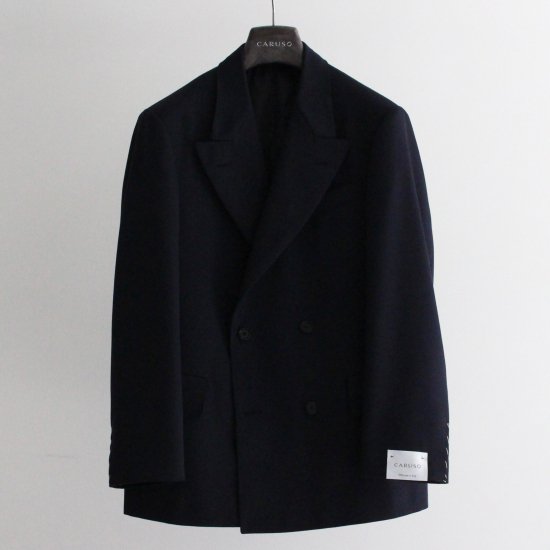 NEAT CARUSO×NEAT DOUBLE JACKET - NAVY - PURAS