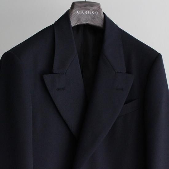 NEAT CARUSO×NEAT DOUBLE JACKET - NAVY - PURAS