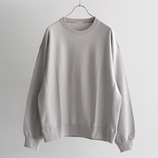 ULTERIOR FADED SILKY TERRY RW SWEAT SHIRT - HEATHER ECRU - PURAS