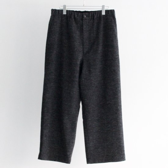 YOKO SAKAMOTO TWEED BAGGY PANTS - GRAY - PURAS