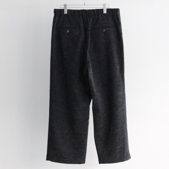 YOKO SAKAMOTO TWEED BAGGY PANTS - GRAY - PURAS