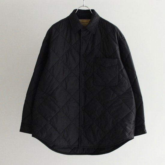 SEVEN BY SEVEN QUILTING SHIRTS BLOUSON - BLACK - PURAS