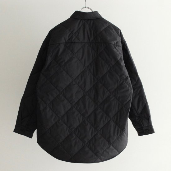 SEVEN BY SEVEN QUILTING SHIRTS BLOUSON - BLACK - PURAS