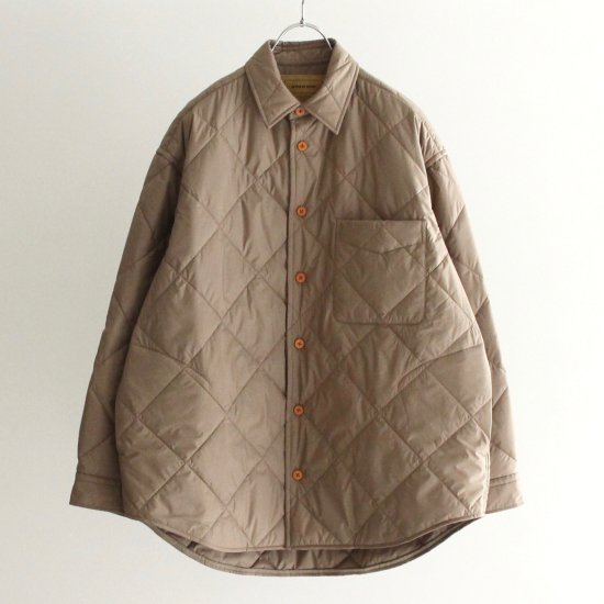 SEVEN BY SEVEN　QUILTING SHIRTS BLOUSON - BEIGE - PURAS