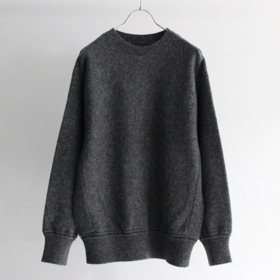 COOHEM WOOL REVERSE KNIT PO - GREY - PURAS