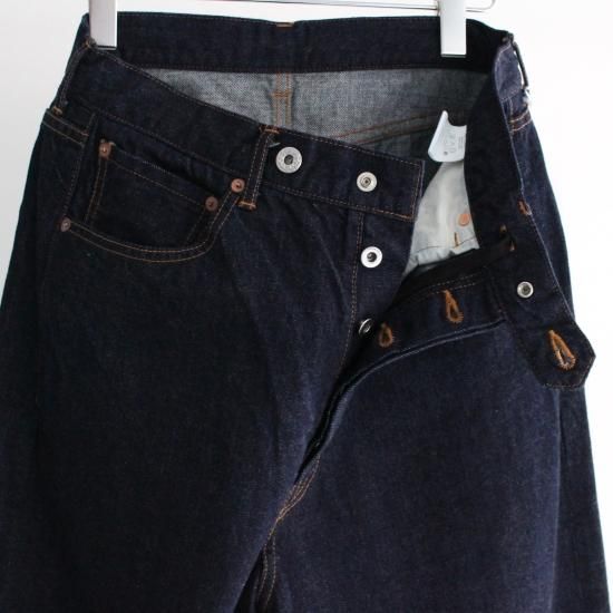 YOKO SAKAMOTO DENIM 5 POCKET PANTS - INDIGO - PURAS YOKO SAKAMOTO DENIM 5 POCKET PANTS - INDIGO - PURAS