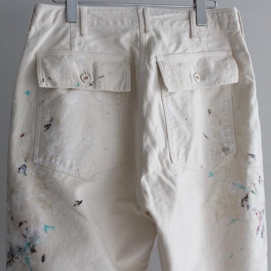 HERILL Backsatin Splash Utilitypants - NATURAL - PURAS