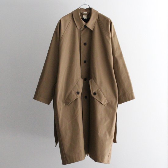 O project　TRENCH COAT/Ventile Twill - BEIGE - PURAS