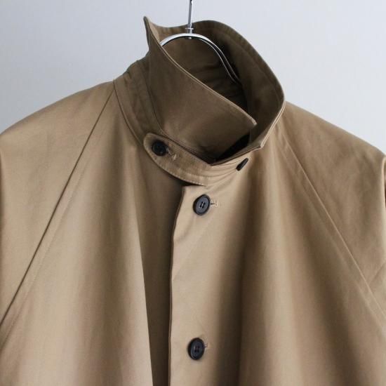 O project TRENCH COAT/Ventile Twill - BEIGE - PURAS
