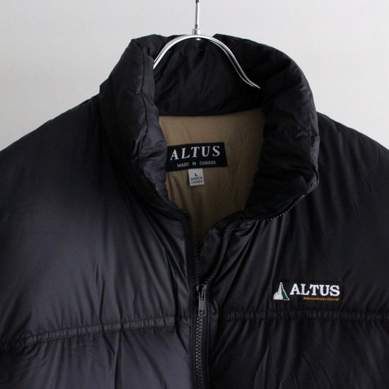 ALUTS WHITE GOOSE DOWN JACKET - BLACK - PURAS