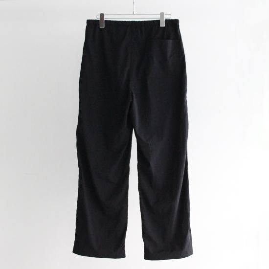 ULTERIOR NYLON AIR POPLIN MIL-PANTS - BLACK - PURAS