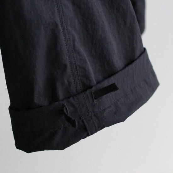 ULTERIOR NYLON AIR POPLIN MIL-PANTS - BLACK - PURAS