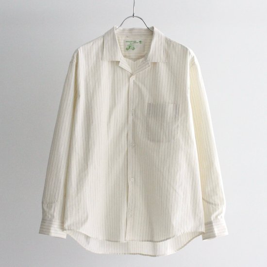 rajabrooke MIX SHIRT (STRIPE) - WHITE - PURAS