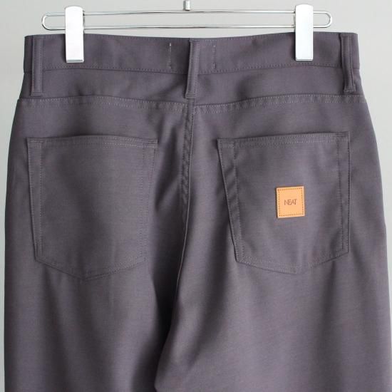 パンツ NEAT Color Poly Viscose Pants NEAT｜COLOR POLY VISCOSE PANTS - Gray｜PRODUCT｜Continuer