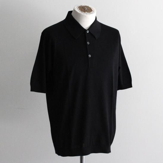 【良品】JOHN SMEDLEY isis イギリス製 ポロシャツ ブラック M Amazon | [ジョンスメドレー] ポロシャツ アイシス ISIS Black