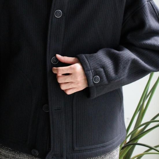YOKO SAKAMOTO BEACH CLOTH BLOUSON - BLACK - PURAS