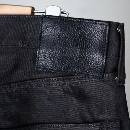 YOKO SAKAMOTO DENIM STRAIGHT PANTS - SUMI INK - PURAS