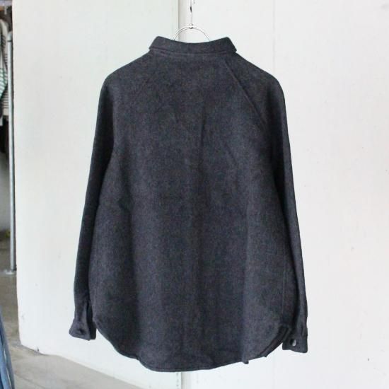 MITTAN SH-76 ウールシルクキャメルシャツ　黒　4 MITTAN SH-76 ウールシルクキャメルシャツ黒4