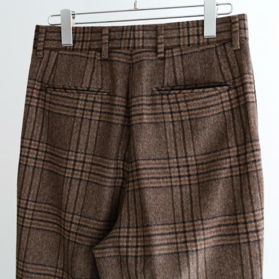 NEAT COUNTRY CHECK/Wide TypeⅠ - BROWN - PURAS