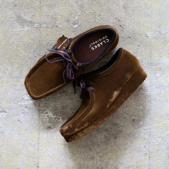 Clarks ブラウン エアーワラビー Wallabee / メンズワラビー（ダークブラウンスエード） -Clarks