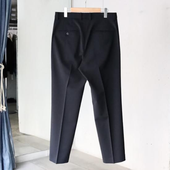 YOKO SAKAMOTO ONE PLEATED TROUSERS - BLACK - PURAS