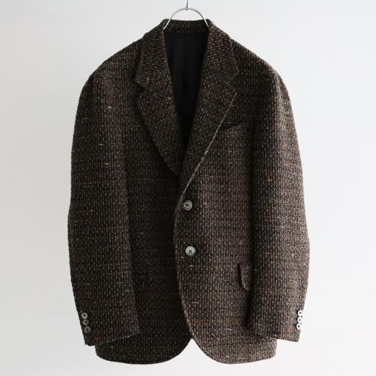 NEAT Linton Tweed Locksmith Jacket - BROWN - PURAS
