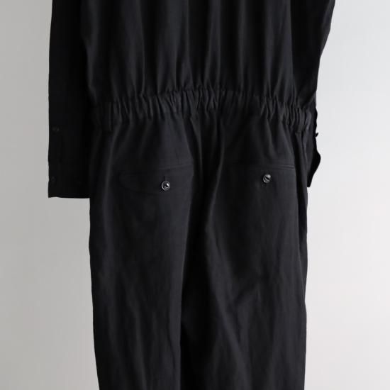 YOKO SAKAMOTO JUMP SUIT Black Lサイズ YOKO SAKAMOTO JUMP SUIT - BLACK - PURAS