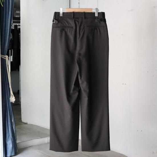ゆ*う様 SUPER FINE WOOL TROPICAL TUCKED TRO SUPER FINE WOOL TROPICAL TUCKED TROUSERS - 香川県高松市の