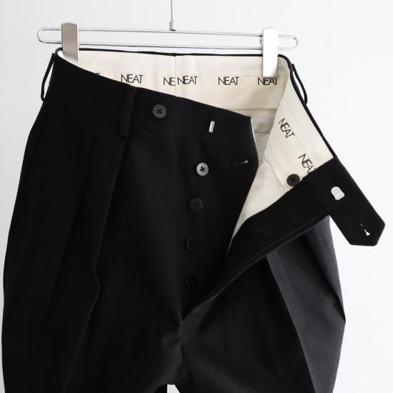 NEAT Cotton Venetian/Wide TypeⅠ - BLACK - PURAS NEAT Cotton Venetian/Wide TypeⅠ - BLACK - PURAS