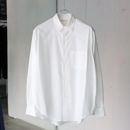 ULTERIOR SILKY SOFT TWILL SHIRT - OFF WHITE - PURAS