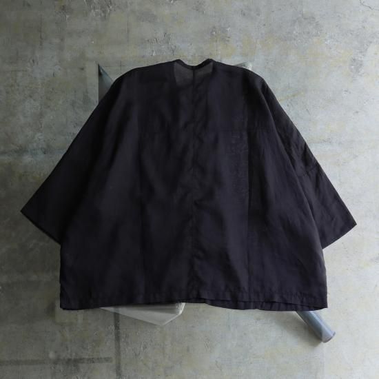 【新品】MITTAN ラミーシルクワイドジャケット 松煙 サイズ2 MITTAN | ラミーシルクジャケット - c a b i n e t O N L I N E