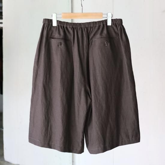 YOKO SAKAMOTO RELAX EASY SHORTS - BROWN - PURAS