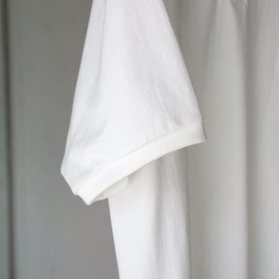 YOKO SAKAMOTO STANDARD TUBE POLO - WHITE - PURAS