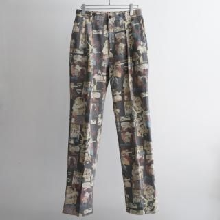 NEAT WOOL MULTI CHECK PANTS