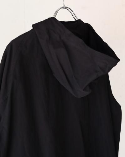 YOKO SAKAMOTO HOODED JACKET - BLACK - PURAS