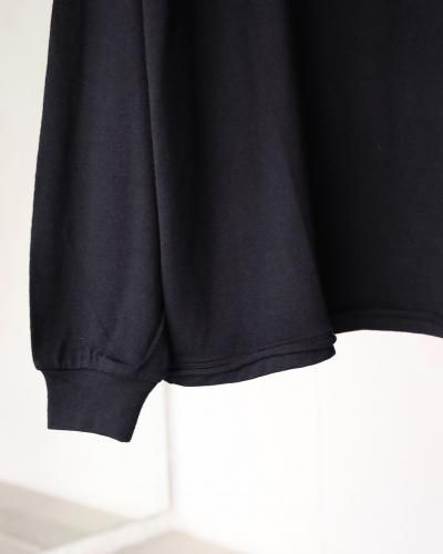 ULTERIOR SUPER FINE WOOL COTTON CUT-OFF P/O - BLACK - PURAS