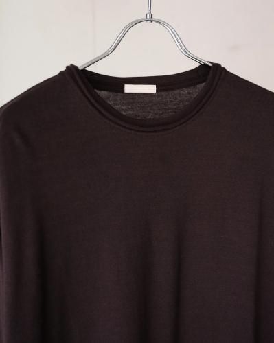 ULTERIOR SUPER FINE WOOL COTTON CUT-OFF P/O - AZUKI BROWN - PURAS