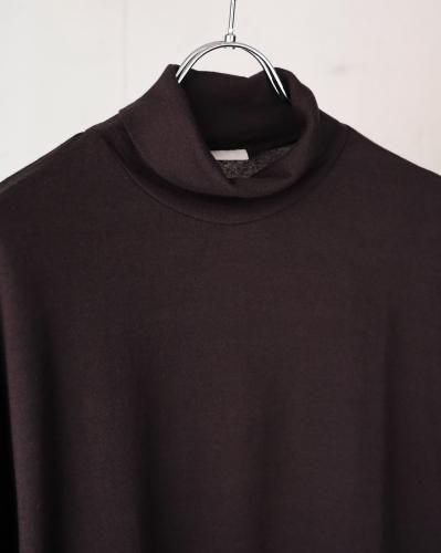 【こん】SUPER FINE WOOL TURTLE 2色まとめ ULTERIOR SUPER FINE WOOL COTTON TURTLE-NECK TOP - BLACK - PURAS